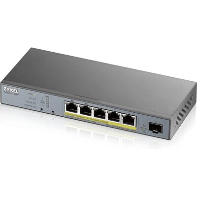Zyxel GS1350-6HP Managed CCTV Switch - Grey Zyxel GS1350-6HP Managed CCTV Switch - Grey