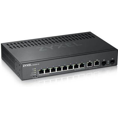 Switch de red Zyxel GS2220-10-EU0101F gestionado capa 2 Ethernet Gigabit negro Switch de red Zyxel GS2220-10-EU0101F gestionado capa 2 Ethernet Gigabit negro