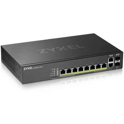 Zyxel GS2220-10HP Switch géré L2 Gigabit Ethernet PoE - Noir - Publicité Zyxel GS2220-10HP Switch géré L2 Gigabit Ethernet PoE - Noir - Publicité