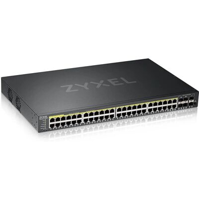 Switch Zyxel GS2220-50HP 48 Ports GBE PoE Géré - Commutateur réseau - Publicité Switch Zyxel GS2220-50HP 48 Ports GBE PoE Géré - Commutateur réseau - Publicité