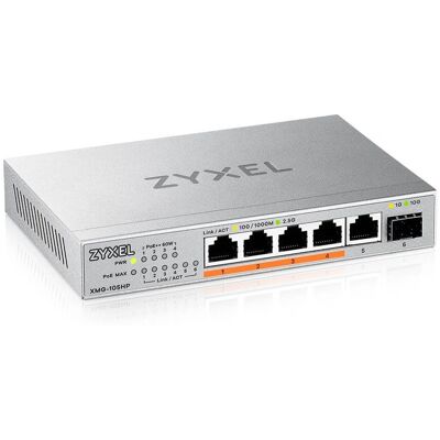 Zyxel XMG-105HP Switch non gestito 2,5G Ethernet Zyxel XMG-105HP Switch non gestito 2,5G Ethernet