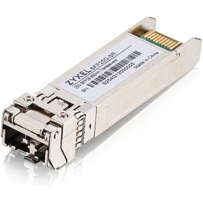 Zyxel SFP25G-SR-ZZ0101F Transceiver réseau à fibre optique - 25G SFP28 850 nm - Publicité Zyxel SFP25G-SR-ZZ0101F Transceiver réseau à fibre optique - 25G SFP28 850 nm - Publicité