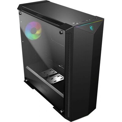 MSI Gungnir 100 - Midi Tower - RGB - Schwarz/Grau - Unterstützt ATX/E-ATX MSI Gungnir 100 - Midi Tower - RGB - Schwarz/Grau - Unterstützt ATX/E-ATX