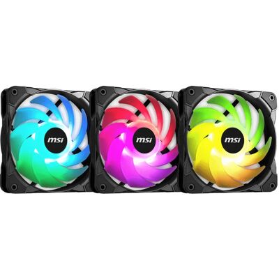 MSI MAX F12A-3 ARG Dator kylsystem - PWM ARGB Fläktar MSI MAX F12A-3 ARG Dator kylsystem - PWM ARGB Fläktar