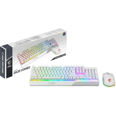 Combo Clavier et Souris MSI Vigor GK30 - AZERTY Français Combo Clavier et Souris MSI Vigor GK30 - AZERTY Français