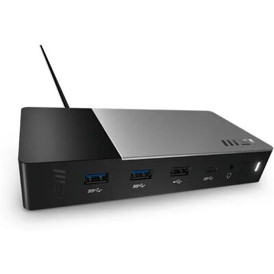 MSI USB-C Docking Station Gen 2 - Unterstützt 3 4K-Displays, 5 USB-Ports, 100W Strom MSI USB-C Docking Station Gen 2 - Unterstützt 3 4K-Displays, 5 USB-Ports, 100W Strom