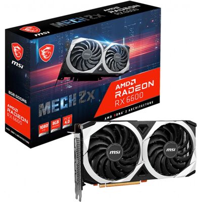 MSI RX 6600 MECH 2X 8G - Tarjeta gráfica MSI RX 6600 MECH 2X 8G - Tarjeta gráfica