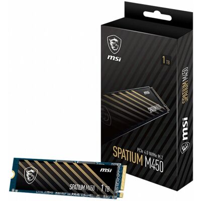 MSI Spatium M450 PCIe 4.0 NVMe M.2 1TB SSD - Stockage & Performance - Publicité MSI Spatium M450 PCIe 4.0 NVMe M.2 1TB SSD - Stockage & Performance - Publicité