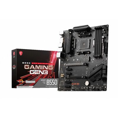 Placa base MSI B550 Gaming Gen3 - Motherboard de alto rendimiento para juegos y computación avanzada Placa base MSI B550 Gaming Gen3 - Motherboard de alto rendimiento para juegos y computación avanzada