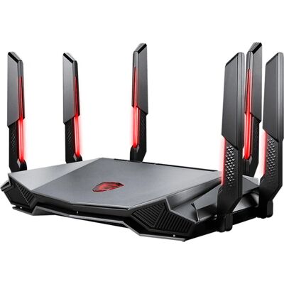 MSI Radix AXE6600 Wi-Fi 6E Tri-Band Router - Wireless Router MSI Radix AXE6600 Wi-Fi 6E Tri-Band Router - Wireless Router