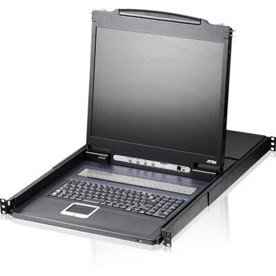 ATEN CL1308N - 8-portowy przełącznik KVM - Montaż w Racku Czarny ATEN CL1308N - 8-portowy przełącznik KVM - Montaż w Racku Czarny