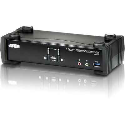 Aten CS1922 2-portos KVM kapcsoló - 4K DisplayPort, USB 3.1, Hang Aten CS1922 2-portos KVM kapcsoló - 4K DisplayPort, USB 3.1, Hang