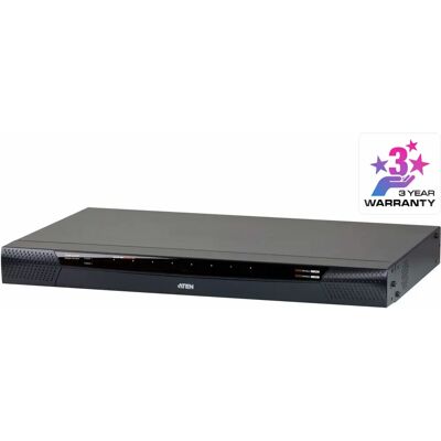 Interrupteur KVM ATEN KN1108VA-AX-G 8 Ports - Noir Interrupteur KVM ATEN KN1108VA-AX-G 8 Ports - Noir