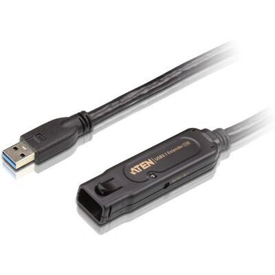 Cavo di Estensione USB ATEN UE3315 - Nero - 15m - USB 3.2 Gen 1 Cavo di Estensione USB ATEN UE3315 - Nero - 15m - USB 3.2 Gen 1