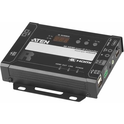 ATEN VE8950R AV Extender - 4K HDMI over IP - Zwart ATEN VE8950R AV Extender - 4K HDMI over IP - Zwart