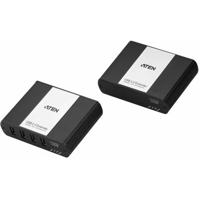 Extensor USB Aten - 4 Porturi - Până la 100m - Negru/Alb - Transmitator & Receptor AV Extensor USB Aten - 4 Porturi - Până la 100m - Negru/Alb - Transmitator & Receptor AV