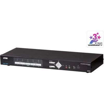 Switch KVM Multi-Vue USB DVI 4 ports - Montage en rack ATEN Switch KVM Multi-Vue USB DVI 4 ports - Montage en rack ATEN