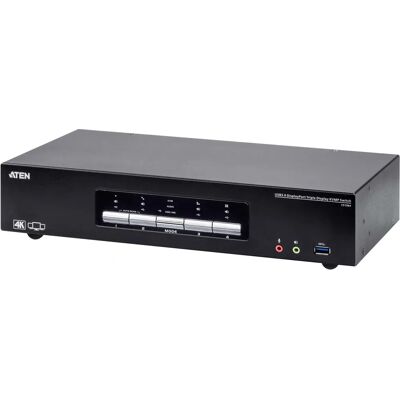 ATEN CS1964 KVM Switch - 4K Dreifach-Display, USB 3.0, Schwarz ATEN CS1964 KVM Switch - 4K Dreifach-Display, USB 3.0, Schwarz
