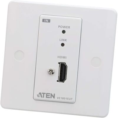 ATEN VE1801EUT HDMI-Verlängerung - 4K, Wandplatte, 40m ATEN VE1801EUT HDMI-Verlängerung - 4K, Wandplatte, 40m