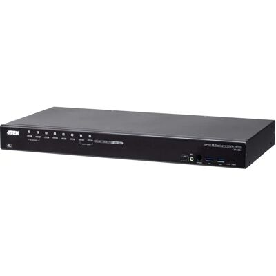 ATEN 8-port DisplayPort KVM-selain - Musta - Tukee 4K ATEN 8-port DisplayPort KVM-selain - Musta - Tukee 4K