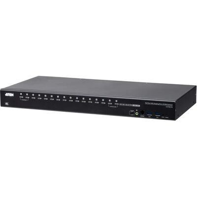 ATEN Svart 16-ports KVM Switch med DisplayPort 4K ATEN Svart 16-ports KVM Switch med DisplayPort 4K