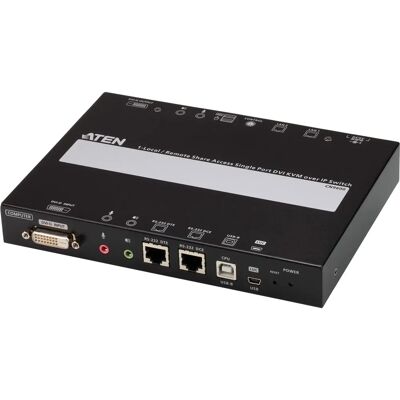 Comutator KVM Aten CN9600 - Video digital și audio de la distanță - Negru Comutator KVM Aten CN9600 - Video digital și audio de la distanță - Negru