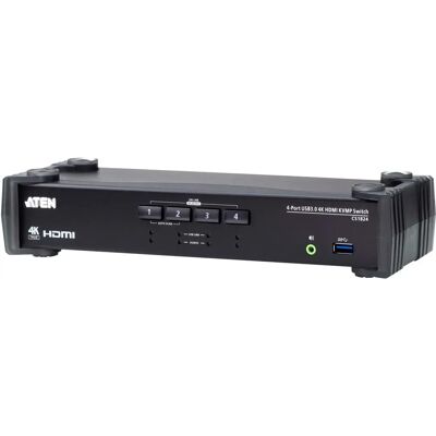 Aten CS1824-AT-G 4K HDMI USB KVM-Schalter - Schwarz Aten CS1824-AT-G 4K HDMI USB KVM-Schalter - Schwarz