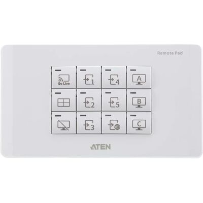 ATEN VPK312K1-AT-G - Network Remote Control - 12 Buttons - Cabled - Video Conferencing Accessory ATEN VPK312K1-AT-G - Network Remote Control - 12 Buttons - Cabled - Video Conferencing Accessory