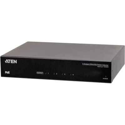 Injecteur POE 4 sorties ATEN VE44PB - Extenseur réseau Injecteur POE 4 sorties ATEN VE44PB - Extenseur réseau