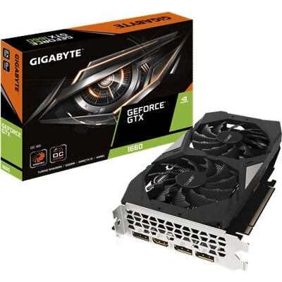 Karta graficzna Gigabyte GTX 1660 OC 6 GB GDDR5 Karta graficzna Gigabyte GTX 1660 OC 6 GB GDDR5