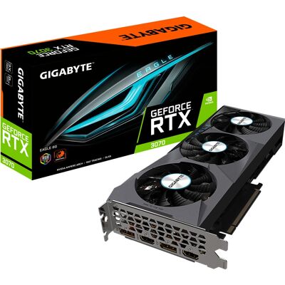 GIGABYTE GeForce RTX 3070 EAGLE - 8G - Rev. 2.0 - Grafikkort GIGABYTE GeForce RTX 3070 EAGLE - 8G - Rev. 2.0 - Grafikkort