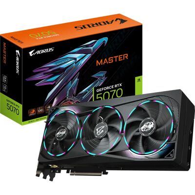 GIGABYTE - AORUS GeForce RTX 5070 MASTER 12G - Graphics Card GIGABYTE - AORUS GeForce RTX 5070 MASTER 12G - Graphics Card
