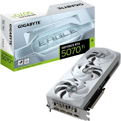 GIGABYTE - RTX 5070 Ti Eagle OC Ice SFF 16G - 256Bit - Placa gráfica GIGABYTE - RTX 5070 Ti Eagle OC Ice SFF 16G - 256Bit - Placa gráfica
