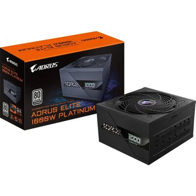 GIGABYTE AORUS ELITE Tápegység - 1000 W, moduláris, 80 PLUS Platinum GIGABYTE AORUS ELITE Tápegység - 1000 W, moduláris, 80 PLUS Platinum