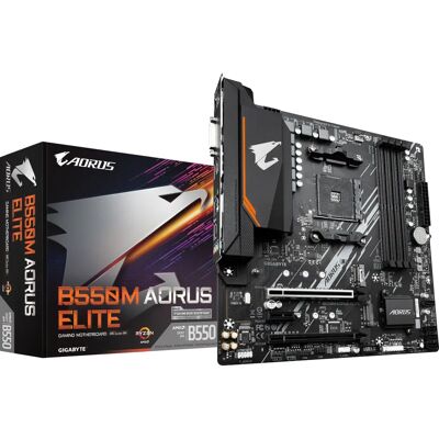 GIGABYTE B550M AORUS ELITE Alaplap - AMD B550 Socket AM4 - Micro ATX GIGABYTE B550M AORUS ELITE Alaplap - AMD B550 Socket AM4 - Micro ATX