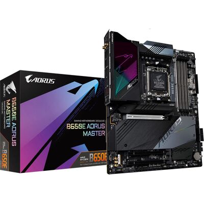 Gigabyte B650E AORUS MASTER Motherboard - AMD B650, Socket AM5, ATX Gigabyte B650E AORUS MASTER Motherboard - AMD B650, Socket AM5, ATX
