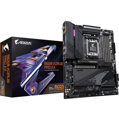 Gigabyte B650 Aorus Pro AX Motherboard - DDR5, PCIe 5.0, AM5 Gigabyte B650 Aorus Pro AX Motherboard - DDR5, PCIe 5.0, AM5