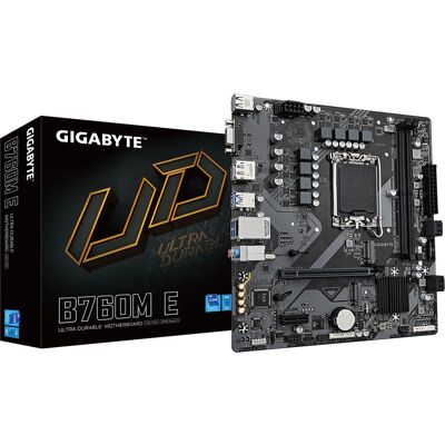 GIGABYTE B760M E Motherboard - DDR5, HDMI, GbE LAN GIGABYTE B760M E Motherboard - DDR5, HDMI, GbE LAN