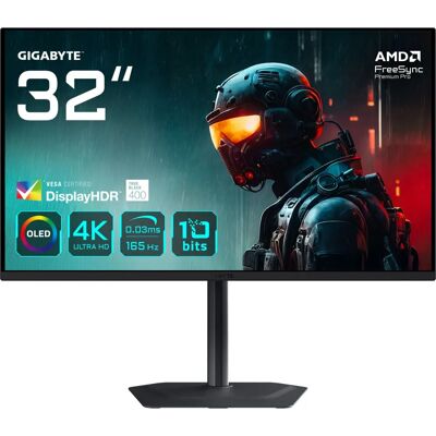 GIGABYTE MO32U - 4K Gaming Monitor - QD-OLED, 165Hz, Speakers GIGABYTE MO32U - 4K Gaming Monitor - QD-OLED, 165Hz, Speakers