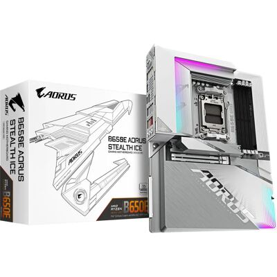 Μητρική GIGABYTE B650E AORUS STEALTH ICE - AMD B650, DDR5, Wi-Fi 7 Μητρική GIGABYTE B650E AORUS STEALTH ICE - AMD B650, DDR5, Wi-Fi 7