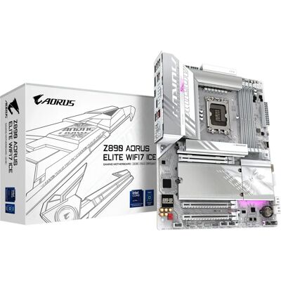 Gigabyte Z890 AORUS ELITE WIFI7 ICE Mainboard - Intel LGA 1851, DDR5, ATX Gigabyte Z890 AORUS ELITE WIFI7 ICE Mainboard - Intel LGA 1851, DDR5, ATX
