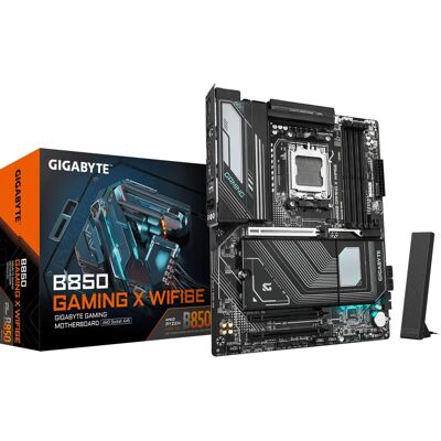 Placa de bază Gigabyte B850 Gaming X Wifi6e - Seria AMD Ryzen 9000 - 12+2+2 Faze - DDR5 - ATX Placa de bază Gigabyte B850 Gaming X Wifi6e - Seria AMD Ryzen 9000 - 12+2+2 Faze - DDR5 - ATX