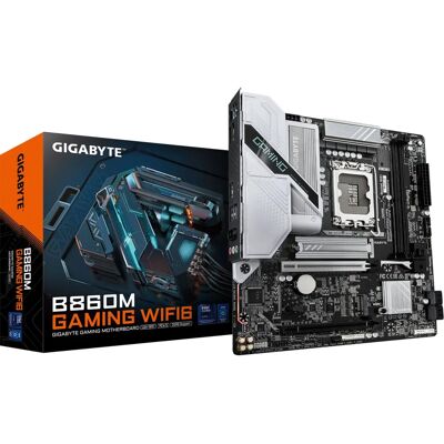 GIGABYTE B860M GAMING WIFI6 Bundkort - DDR5, PCIe 5.0, WiFi 6 - LGA 1851 GIGABYTE B860M GAMING WIFI6 Bundkort - DDR5, PCIe 5.0, WiFi 6 - LGA 1851
