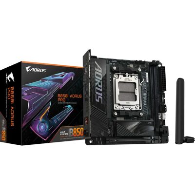 Placă de bază Gigabyte B850I AORUS PRO - Serie AMD Ryzen 9000 - DDR5 - WiFi 7 Placă de bază Gigabyte B850I AORUS PRO - Serie AMD Ryzen 9000 - DDR5 - WiFi 7