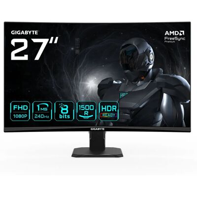 Gigabyte GS27FC2 27-inch Gebogen Gaming Monitor - Monitor Gigabyte GS27FC2 27-inch Gebogen Gaming Monitor - Monitor