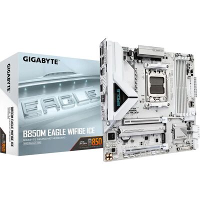 GIGABYTE B850M EAGLE WIFI6E ICE - Alaplap AMD Ryzen-hez - DDR5, M.2 PCIe 5.0 GIGABYTE B850M EAGLE WIFI6E ICE - Alaplap AMD Ryzen-hez - DDR5, M.2 PCIe 5.0