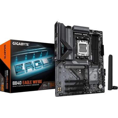 Placă de bază Gigabyte B840 - WiFi 6E, Socket AM5, ATX Placă de bază Gigabyte B840 - WiFi 6E, Socket AM5, ATX