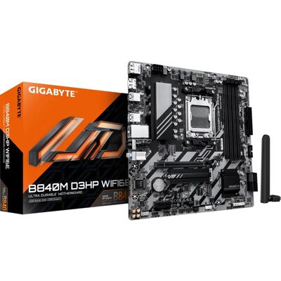 GIGABYTE B840M D3HP WIFI6E AMD B840 - Hovedkort GIGABYTE B840M D3HP WIFI6E AMD B840 - Hovedkort