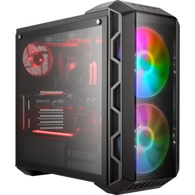 Boîtier PC Cooler Master H500 ARGB Gris - Flux d'air élevé, Verre trempé - Publicité Boîtier PC Cooler Master H500 ARGB Gris - Flux d'air élevé, Verre trempé - Publicité
