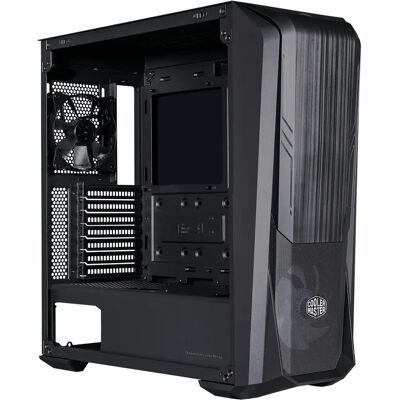 Cooler Master MasterBox 500 - Schwarzes Midi Tower PC-Gehäuse mit Glas & ARGB Cooler Master MasterBox 500 - Schwarzes Midi Tower PC-Gehäuse mit Glas & ARGB